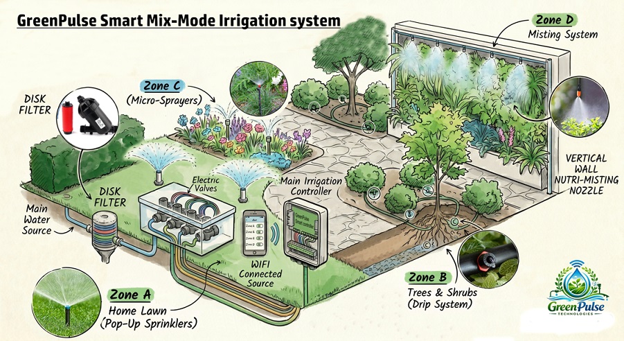 Mix-mode Irrigation